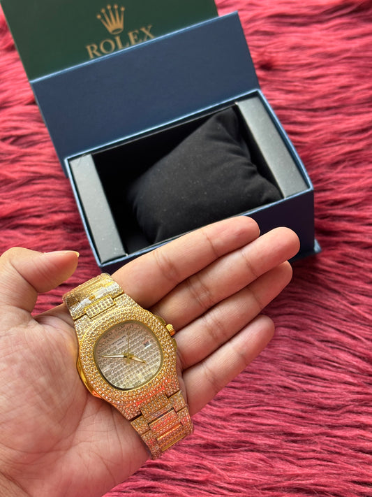 PATEK PHILLIPE ICED OUT (GOLDEN) EDITION (Men's & Women's)